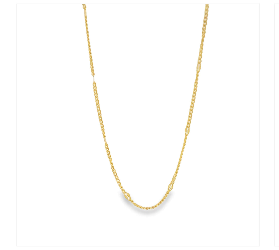 Luxury gilded statement chain
