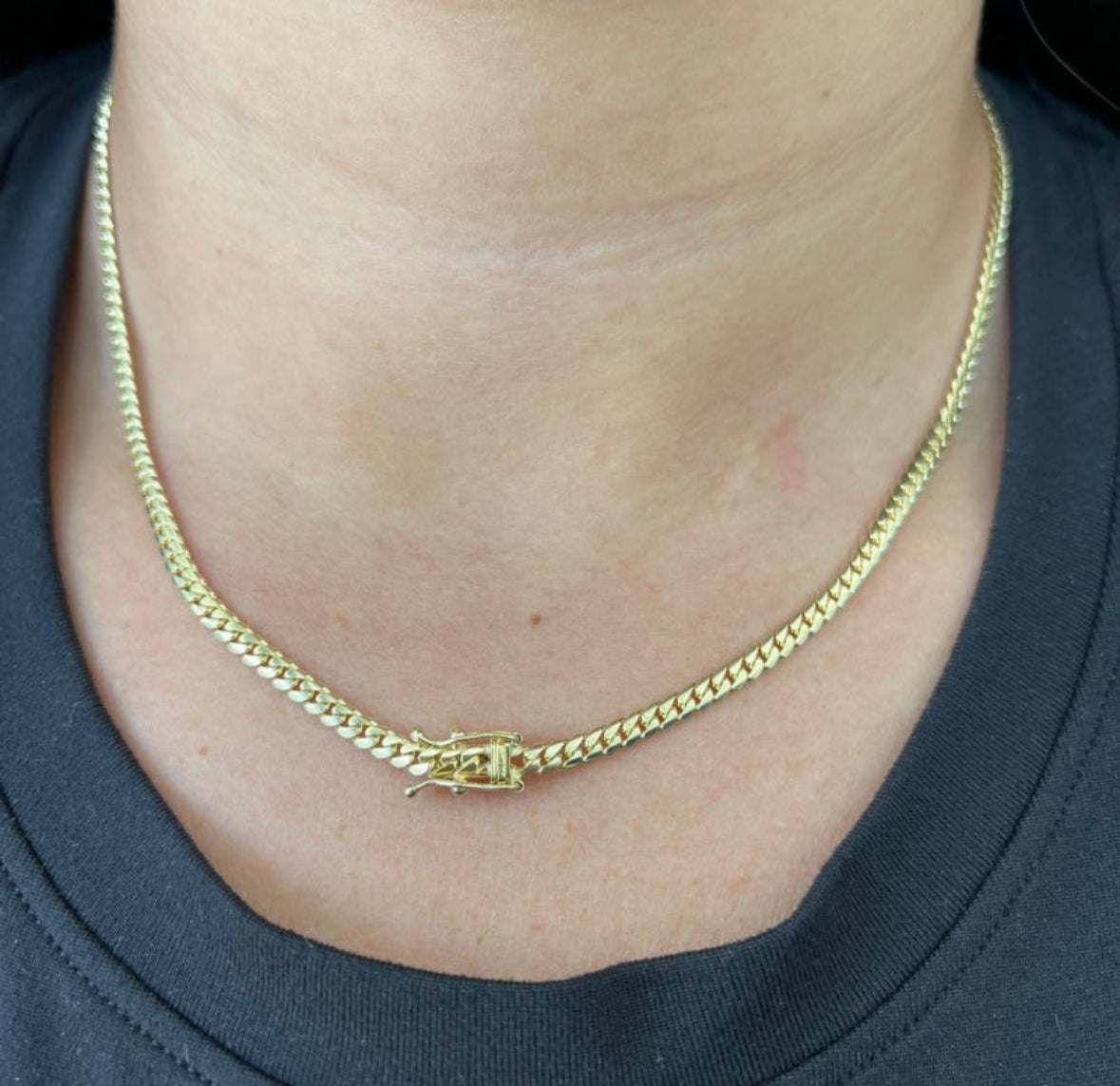 Cuban link 3mm solid size 16”