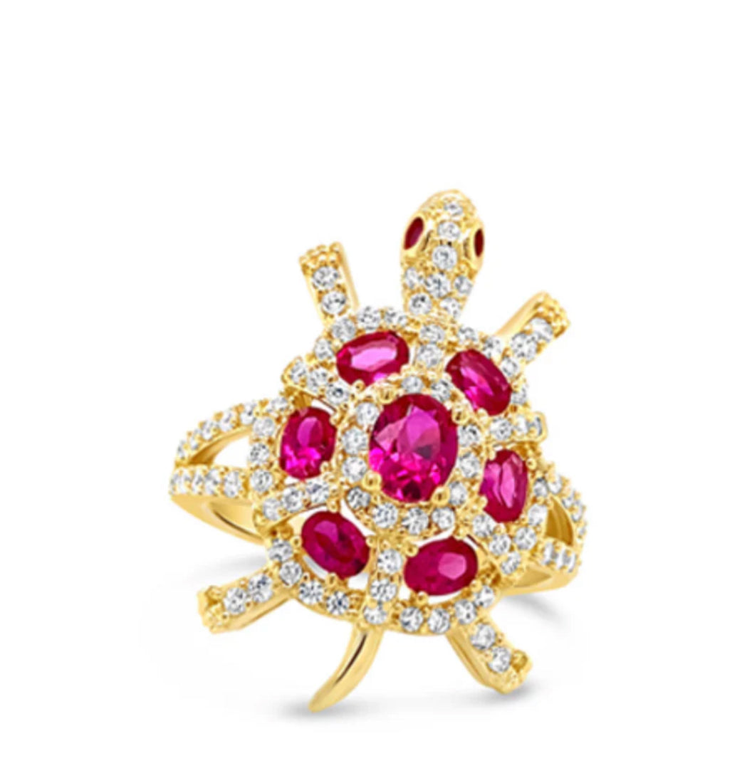 TORTUGA RING 14K GOLD size 7