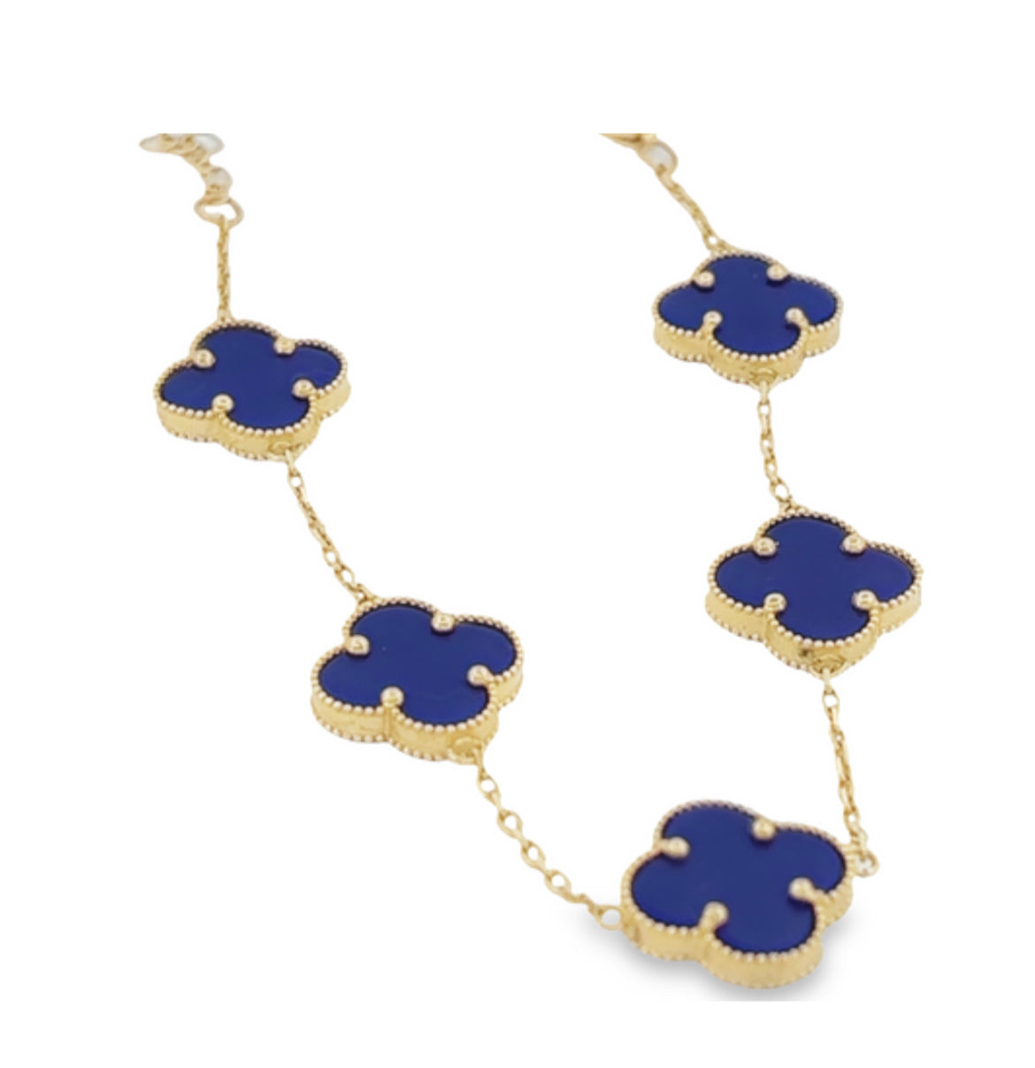 V cleef blue bracelet