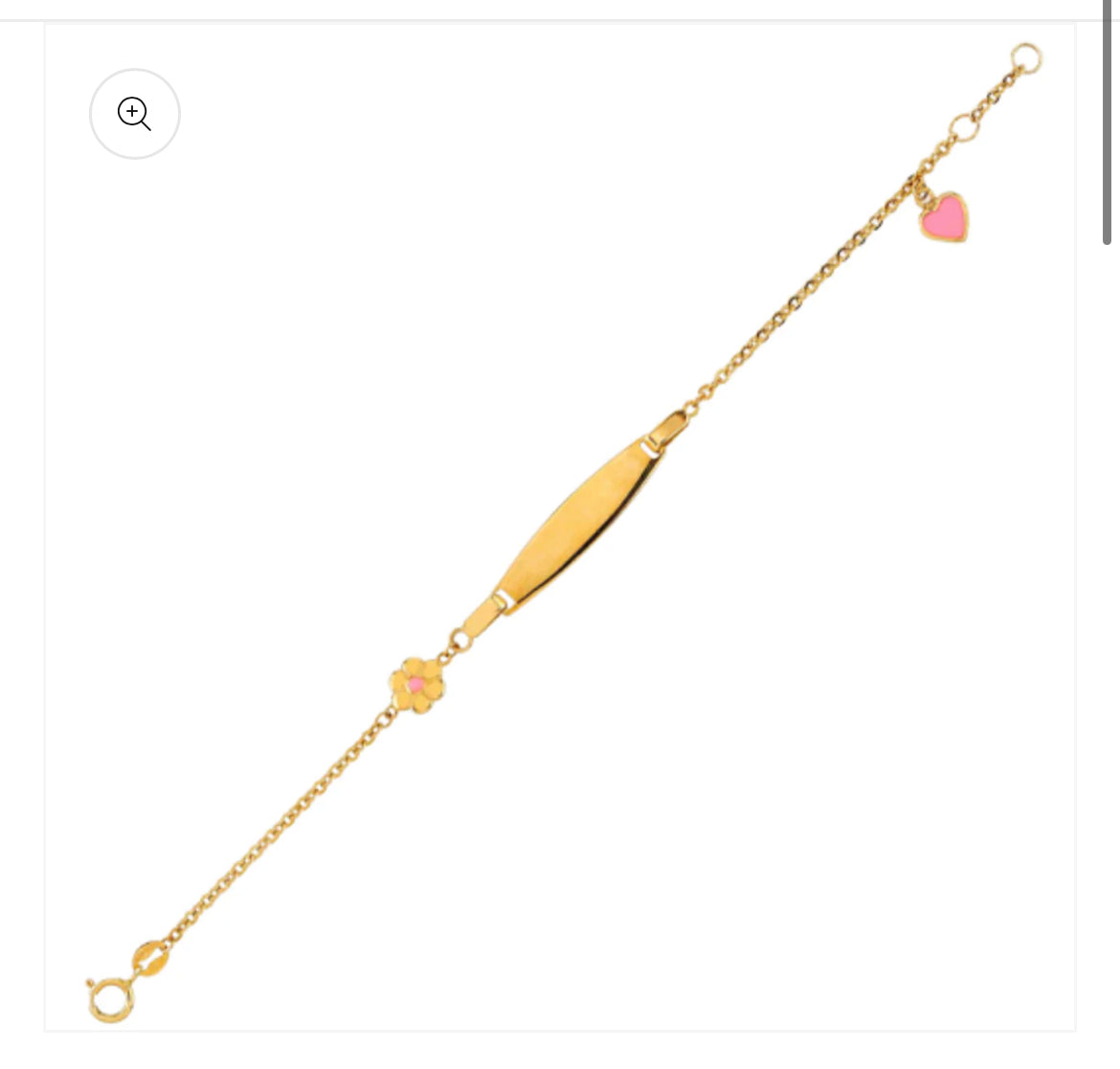 Girls Flower + 🩷 Bracelet