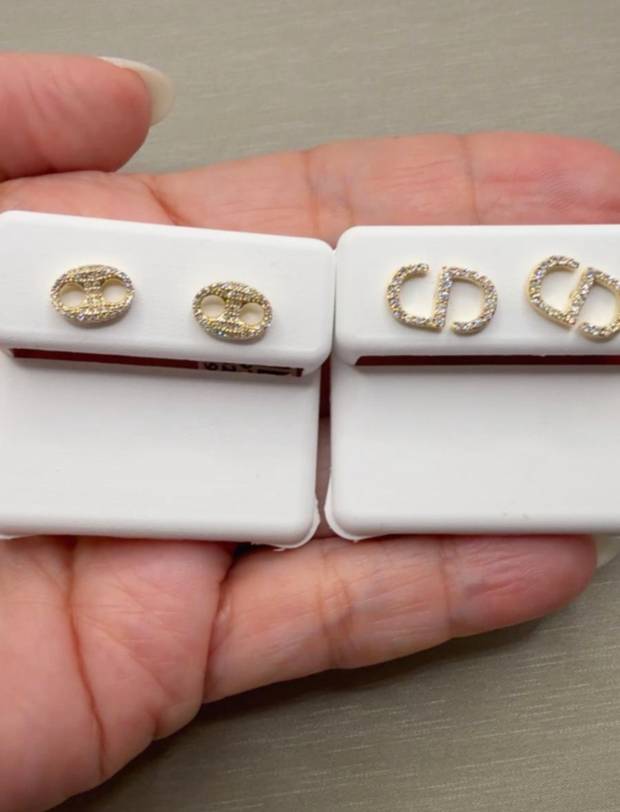 Gg diamond earrings