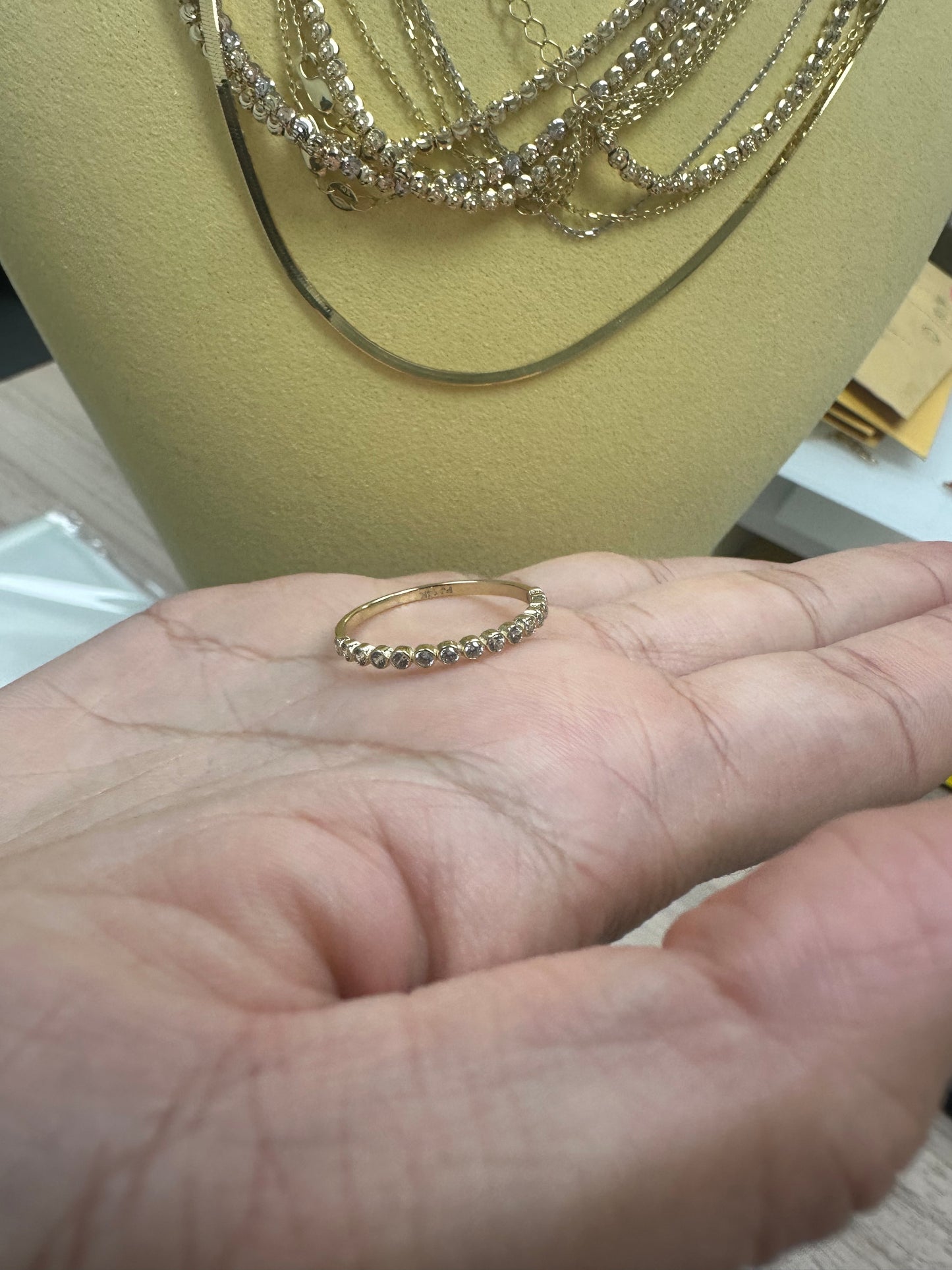 New zirconia banda ring size 8