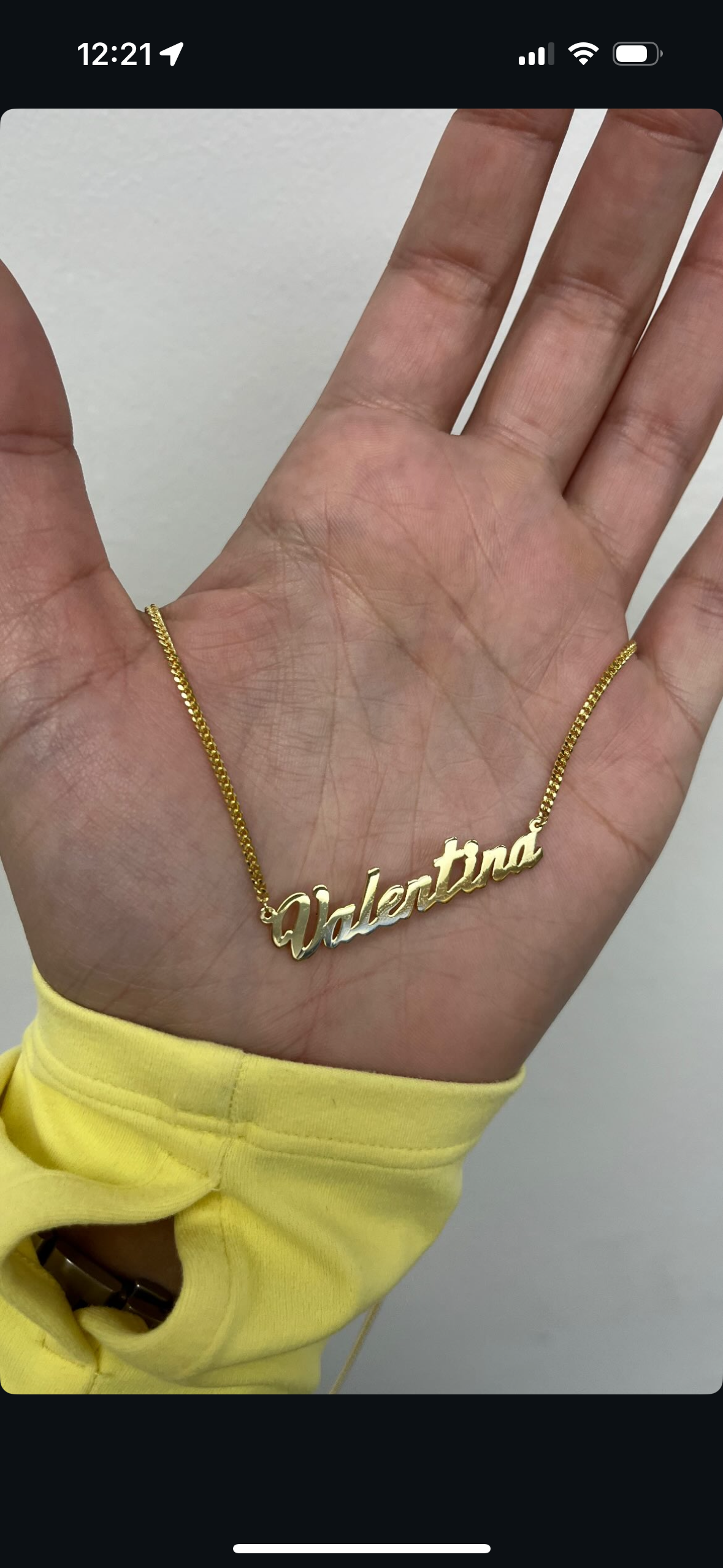 Custom necklace Isabella