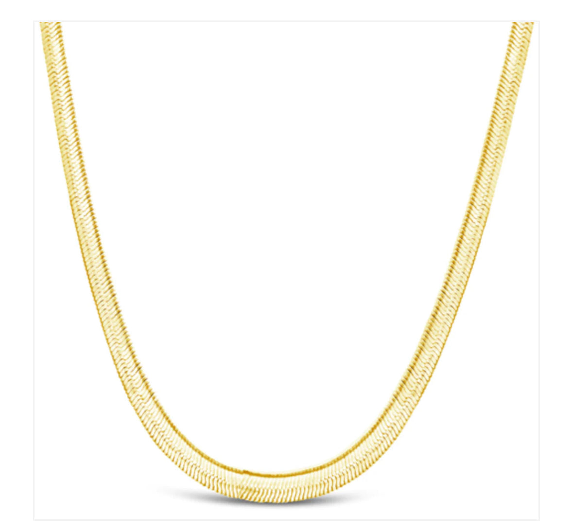 Herringbone 3.5 mm Necklace size 16”
