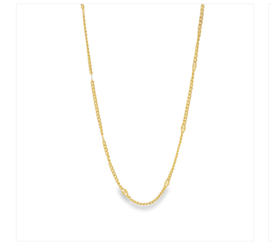 Luxury gilded statement chain