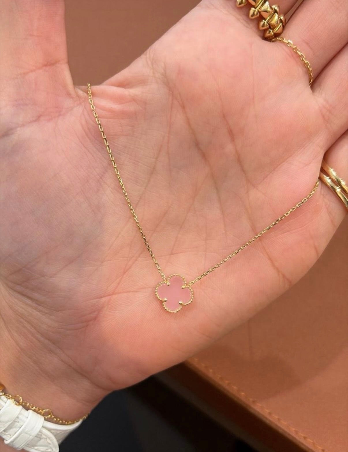 Pink vc necklace