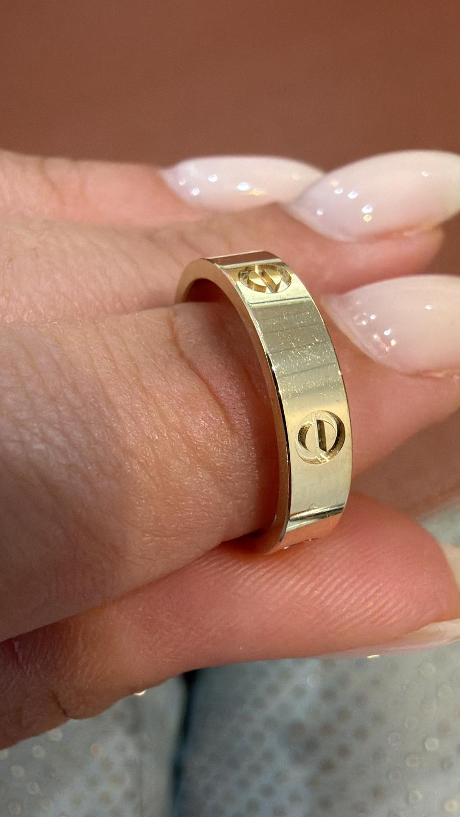 14kt cart ring size 8