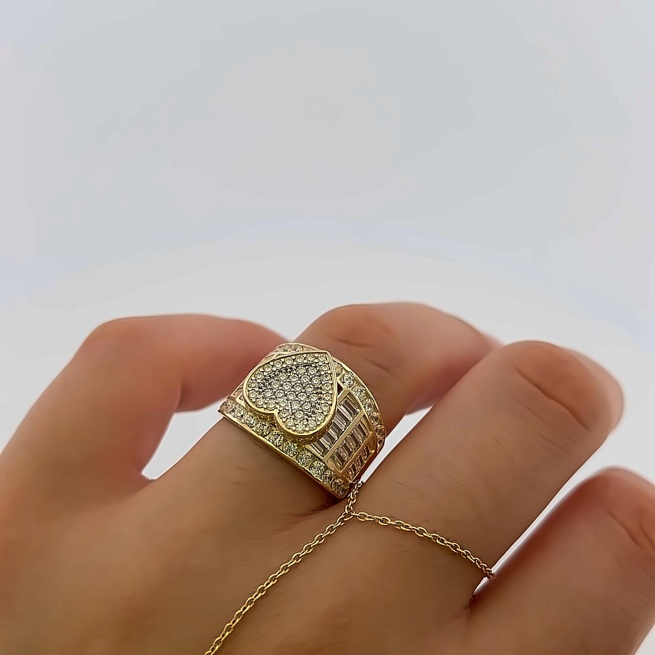 New princesa + corazon ring