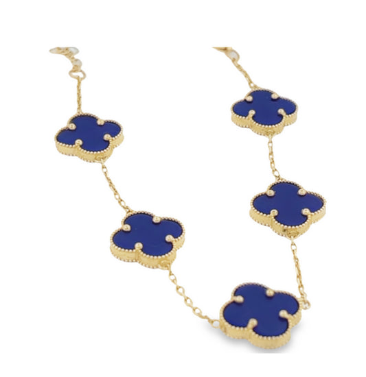 V cleef blue bracelet