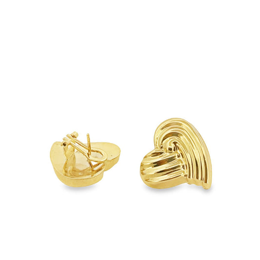 Corazones Omegas 14K