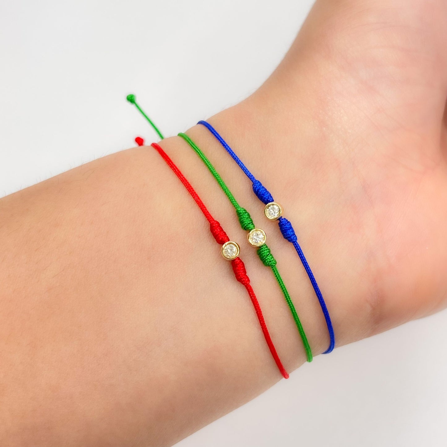 Diamond Center Color Bracelets