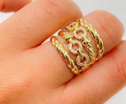Layers Ring 14k