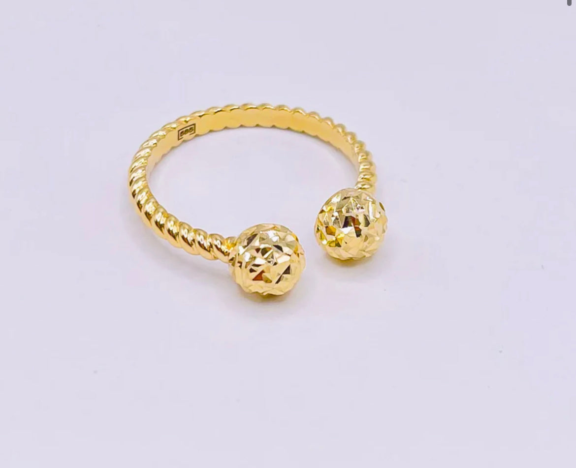 Bolitas Adiamantadas Ring