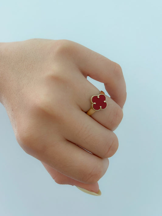 VC Red Flower Ring