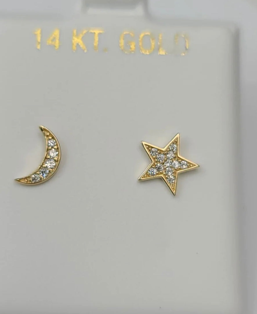 Estrella y Luna Earrings