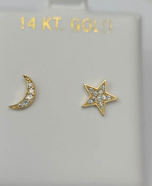 Estrella y Luna Earrings