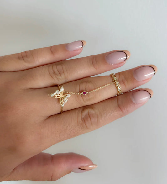 Stunning mariposas Ring